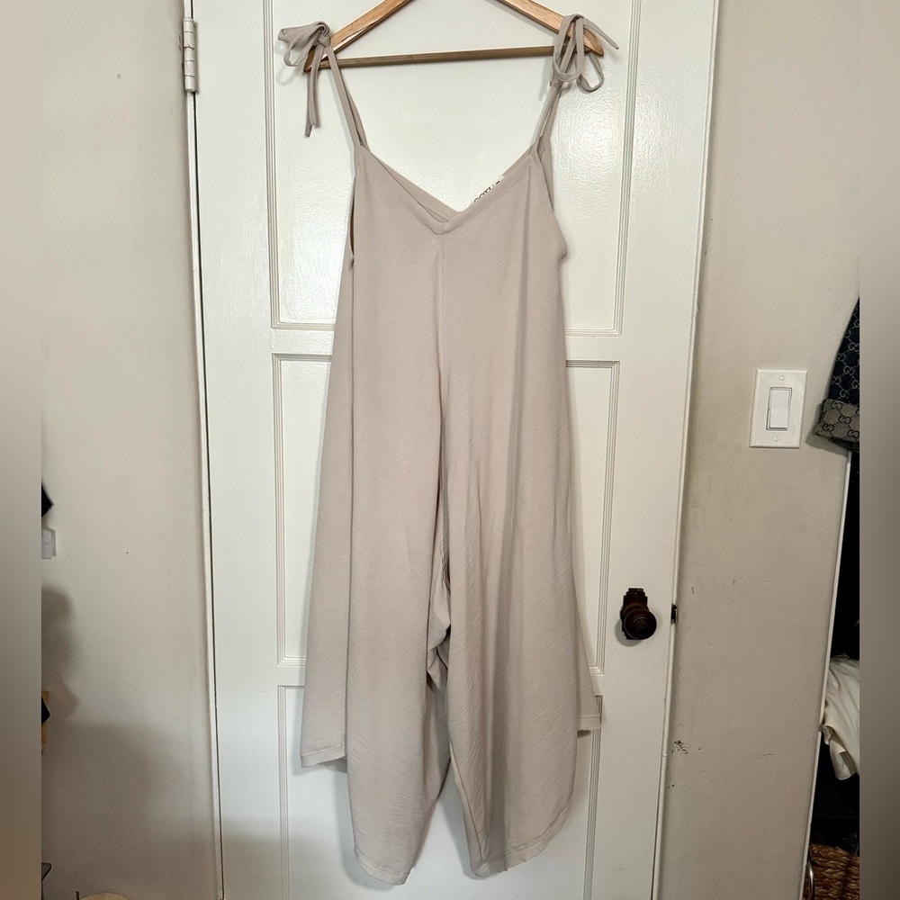NWT Coti by Mei Elegant Cream Jumpsuit